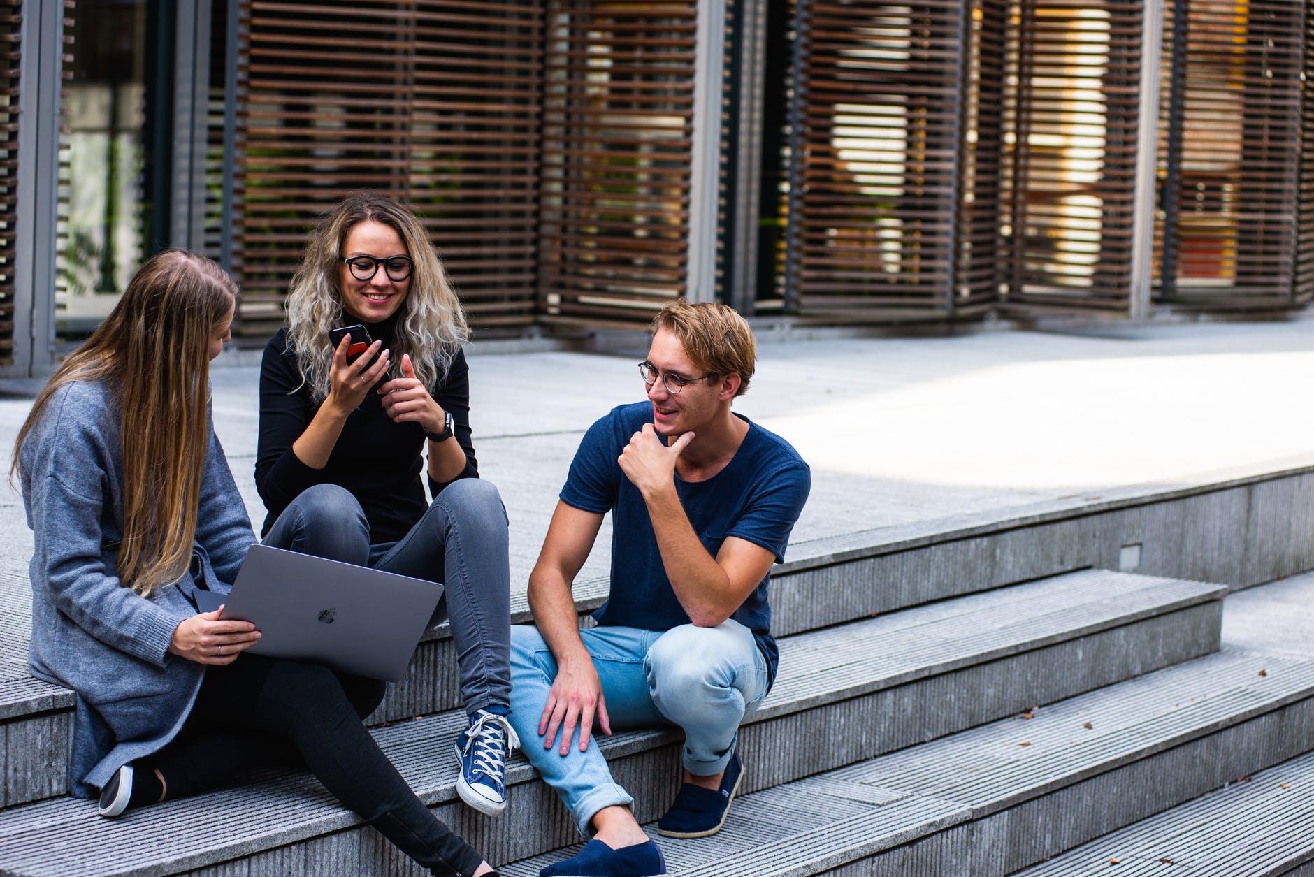 Students Chatting